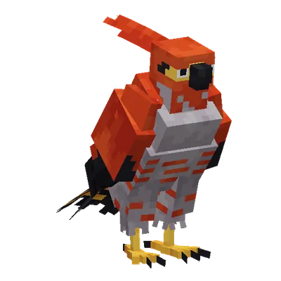 Talonflame, o modelo do Cobblemon