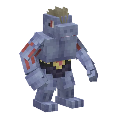 Machoke, o modelo do Cobblemon