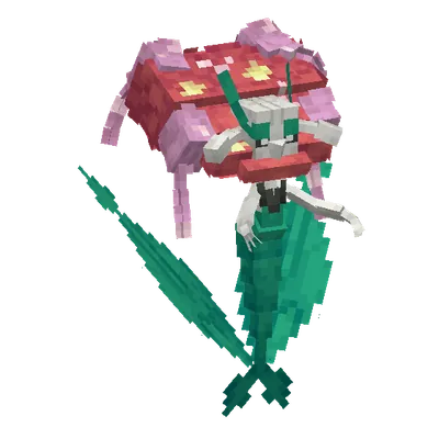 Florges, o modelo do Cobblemon