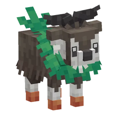 Skiddo, o modelo do Cobblemon