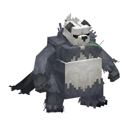 Pangoro, o modelo do Cobblemon