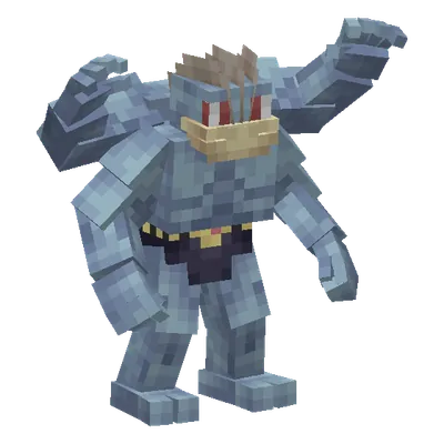 Machamp, o modelo do Cobblemon