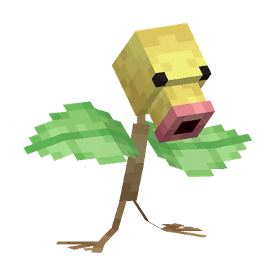 Bellsprout, o modelo do Cobblemon