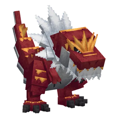 Tyrantrum, o modelo do Cobblemon