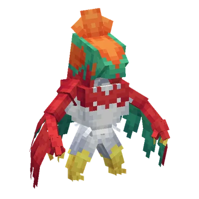 Hawlucha, o modelo do Cobblemon