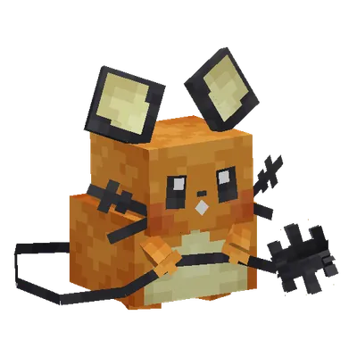 Dedenne, o modelo do Cobblemon
