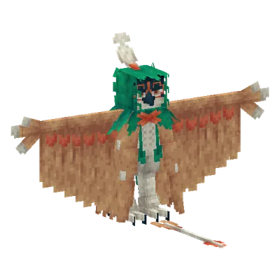 Decidueye, o modelo do Cobblemon