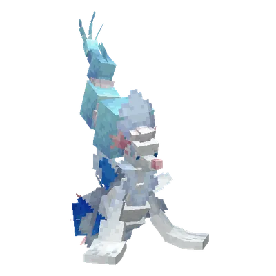 Primarina, o modelo do Cobblemon
