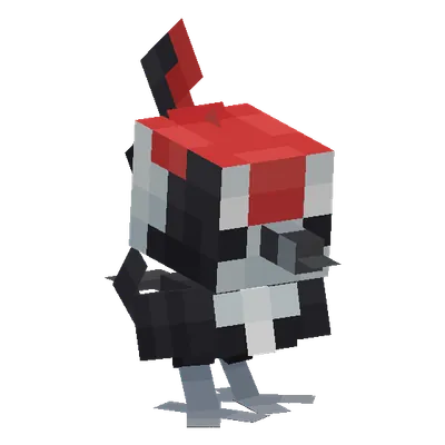 Pikipek, o modelo do Cobblemon