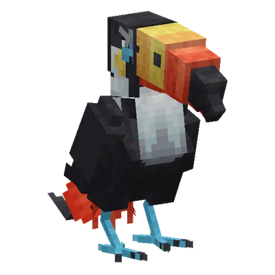 Toucannon, o modelo do Cobblemon