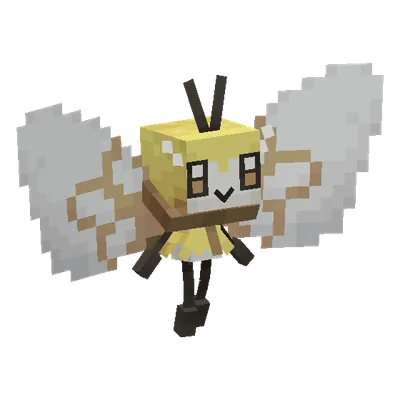 Ribombee, o modelo do Cobblemon