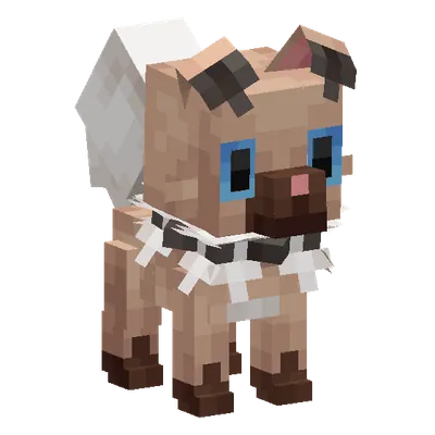 Rockruff, o modelo do Cobblemon