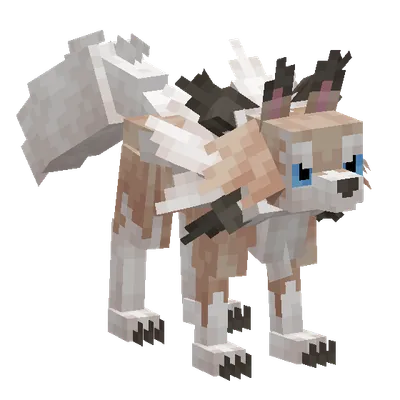 Lycanroc, o modelo do Cobblemon