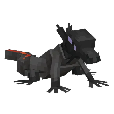 Salandit, o modelo do Cobblemon