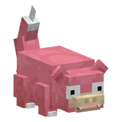 Slowpoke, o modelo do Cobblemon