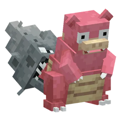 Slowbro, o modelo do Cobblemon