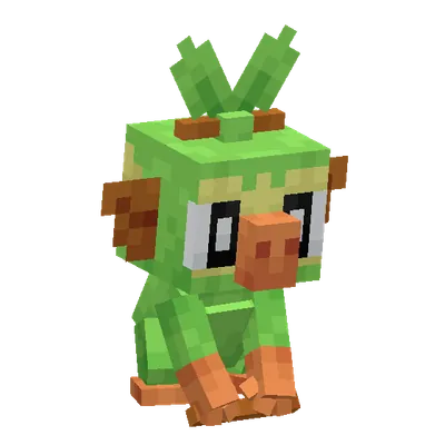 Grookey, o modelo do Cobblemon