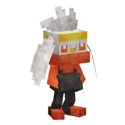 Raboot, o modelo do Cobblemon