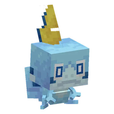 Sobble, o modelo do Cobblemon