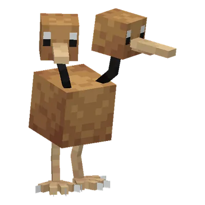 Doduo, o modelo do Cobblemon