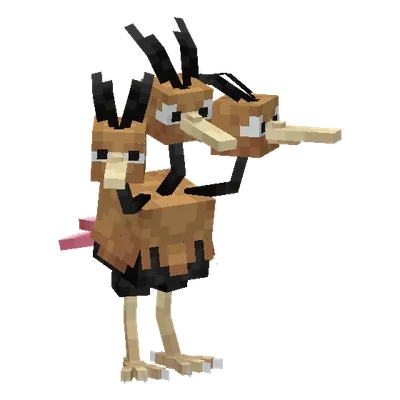 Dodrio, o modelo do Cobblemon