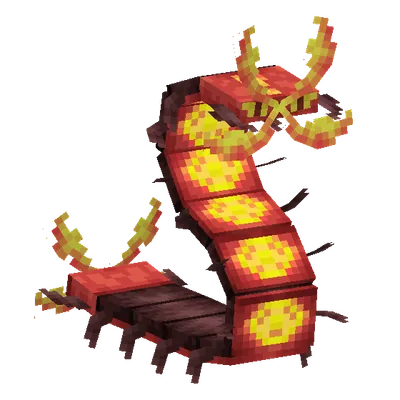 Centiskorch, o modelo do Cobblemon