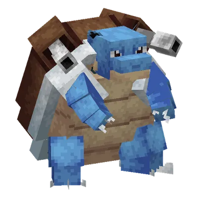 Blastoise, o modelo do Cobblemon