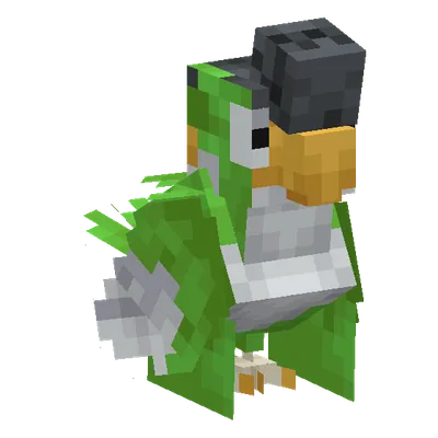 Squawkabilly, o modelo do Cobblemon
