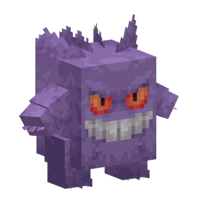 Gengar, o modelo do Cobblemon