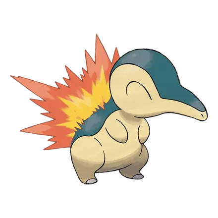 Arte oficial de Cyndaquil