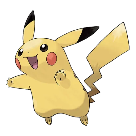 Arte oficial de Pikachu