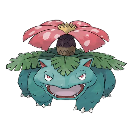 Official art of Venusaur