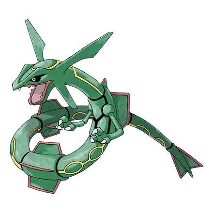 Official art of Rayquaza