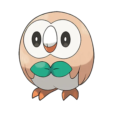 Arte oficial de Rowlet