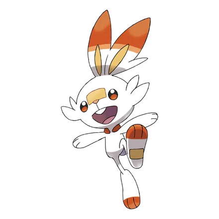 Arte oficial de Scorbunny
